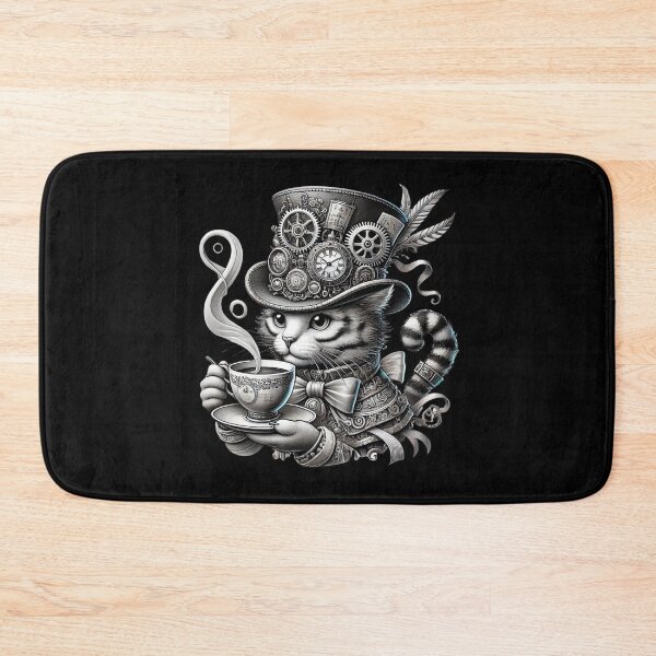 Item preview, Steampunk Cat Tea Time designed and sold by Lineer22.