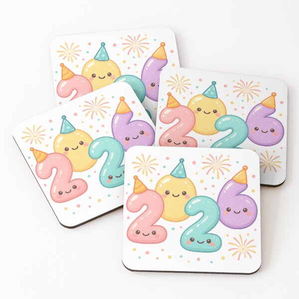 Item preview, Kawaii 2026 – Cute Pastel New Year Characters Design designed and sold by FUIRY .