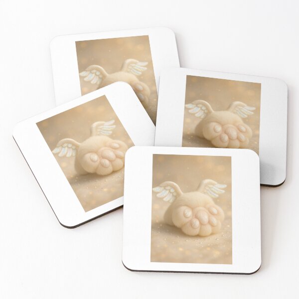 Item preview, Angel Kitty Pillow with Pearlescent Wings – Dreamy Fantasy Cat Decor designed and sold by LovelyCatGalaxy.