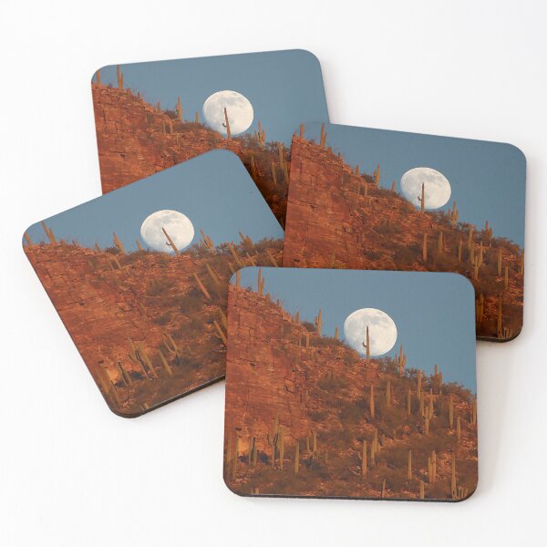 Item preview, Breathtaking Saguaro Moon Rise designed and sold by simonjayphotos.