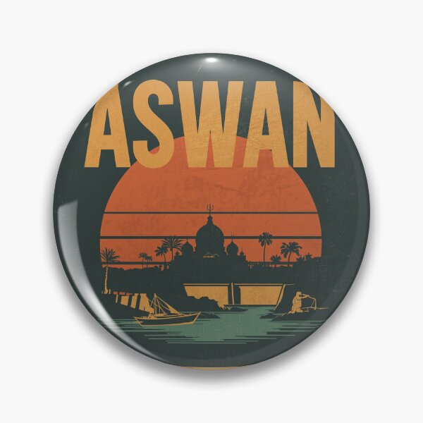 Item preview, Retro Aswan Nubian Vintage Poster designed and sold by PT-HalloDesigns.