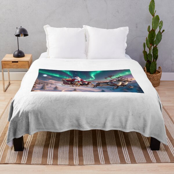 Item preview, Santa’s Magical Lapland Flight | 3D Transparent Christmas Sleigh Sticker designed and sold by Imagetore.