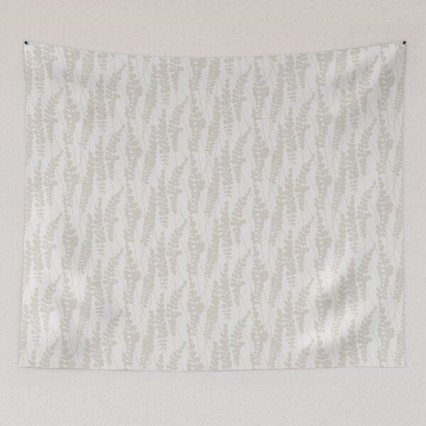 Item preview, Bohemian Stems - Leafe and Wheat - latte designed and sold by Stephanie Fiona Design.