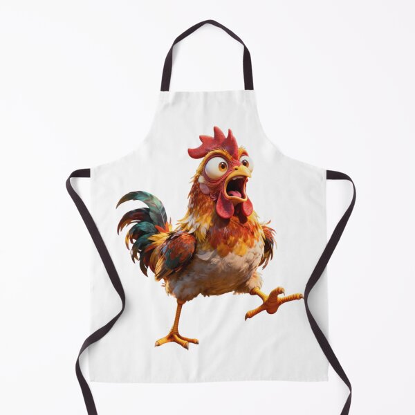 Item preview, F-CAW-F Funny Screaming Chicken - Adult Humor Pun designed and sold by w66aboo.