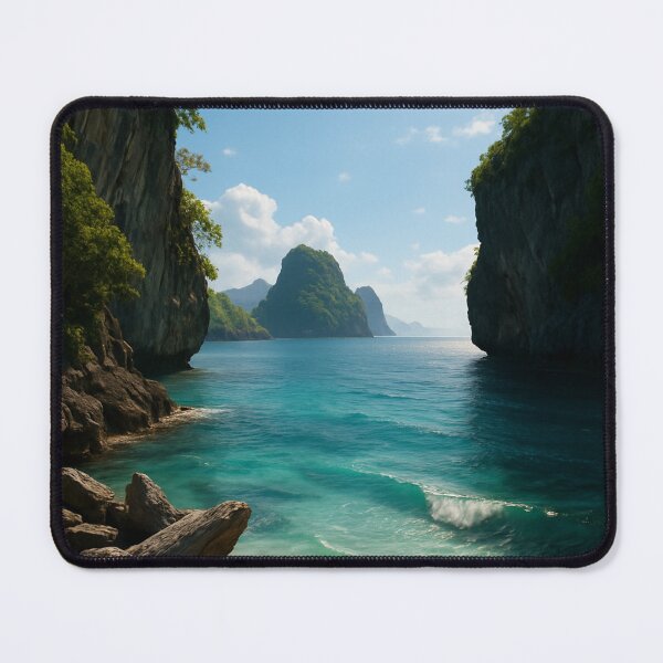 Item preview, Tropical Island Cove With Turquoise Waves Phone Cases designed and sold by Eric’s Creative Corner.
