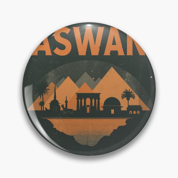 Item preview, Retro Aswan Nubian Vintage Poster designed and sold by PT-HalloDesigns.