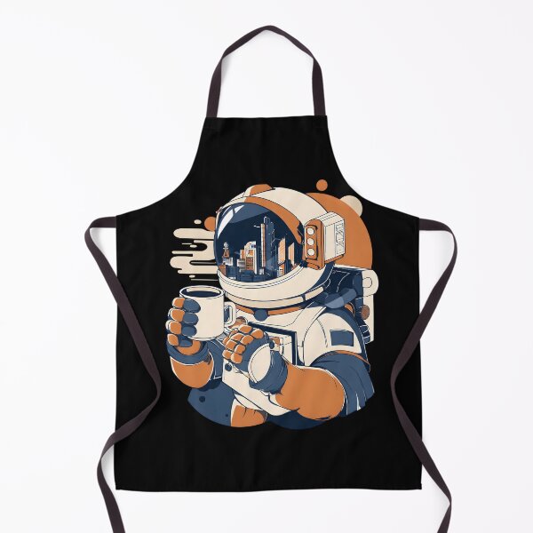 Item preview, Astronaut Coffee Break City Reflection designed and sold by AbcDigs Studio.