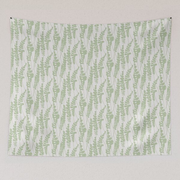 Item preview, Bohemian Stems - Leafe and Wheat - green designed and sold by Stephanie Fiona Design.