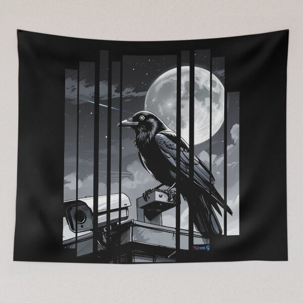 Item preview, Black Crow Hunts At Dark Sunset 2 designed and sold by Neon G.
