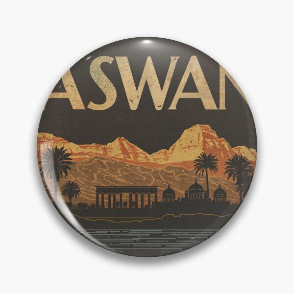 Item preview, Retro Aswan Nubian Vintage Poster designed and sold by PT-HalloDesigns.