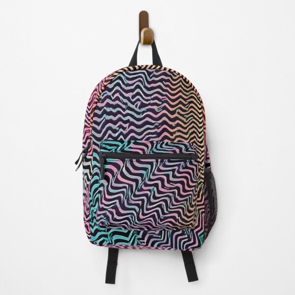 Item preview, Psychedelic Ripple Illusion – Colorful Op Art Wave Pattern designed and sold by M22--.