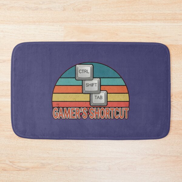 Item preview, Gamer's Shortcut CTRL SHIFT TAB Retro Sunset designed and sold by AbcDigs Studio.