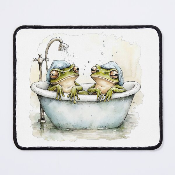 Item preview, Frogs in a Bathtub designed and sold by Liededrom..