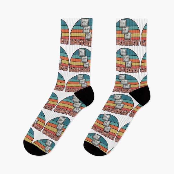 Item preview, Gamer's Shortcut CTRL SHIFT TAB Retro Sunset designed and sold by AbcDigs Studio.