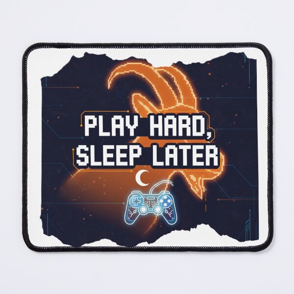 Item preview, Play Hard Sleep Later – Fun Gamer Slogan designed and sold by LoganDzign.