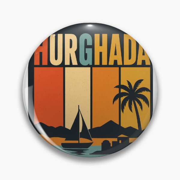 Item preview, Retro Hurghada Red Sea Vintage Poster designed and sold by PT-HalloDesigns.