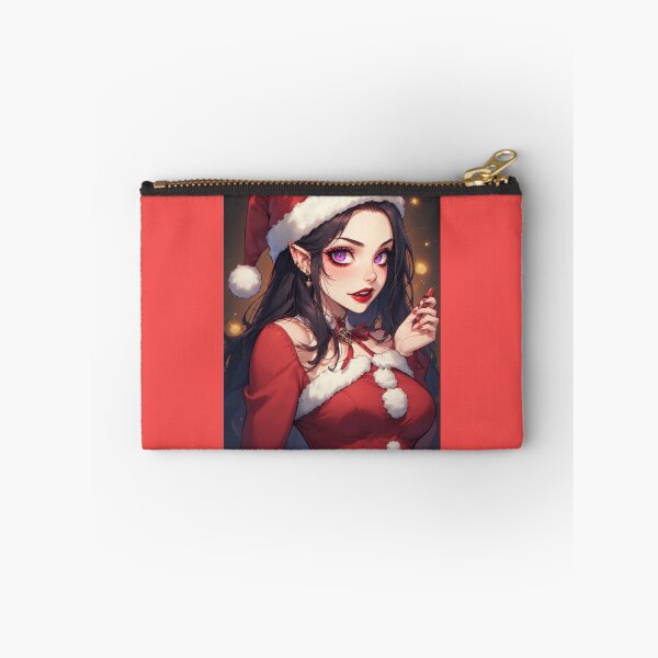 Item preview, Christmas vampire holding a lipstick designed and sold by ArtsJulian.