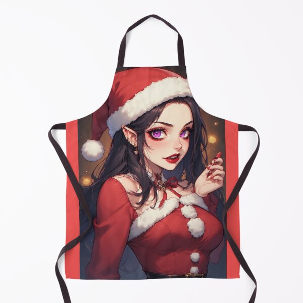 Item preview, Christmas vampire holding a lipstick designed and sold by ArtsJulian.