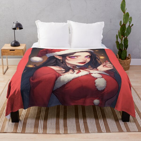 Item preview, Christmas vampire holding a lipstick designed and sold by ArtsJulian.