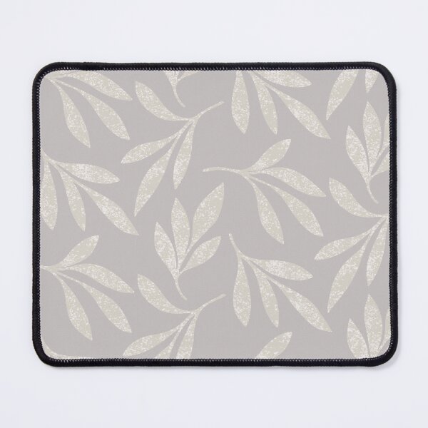Item preview, Leafe Stem - Leafe and Wheat - grey purple designed and sold by Stephanie Fiona Design.