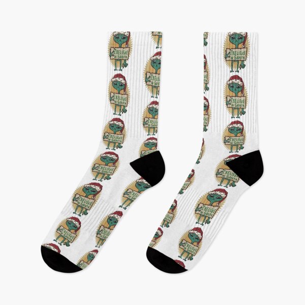 Item preview, Alien Santa Funny Christmas Holiday Humor designed and sold by Oniyasha.