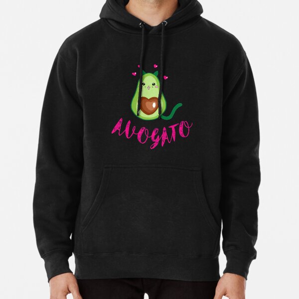 Cute cat tee Avogato Pullover Hoodie