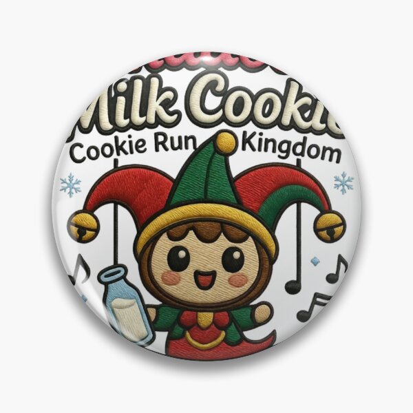 Item preview, Shadow Milk Cookie Chibi Faux Embroidery Patch Cookie Run Kingdom CRK Beast designed and sold by GeniePixel.