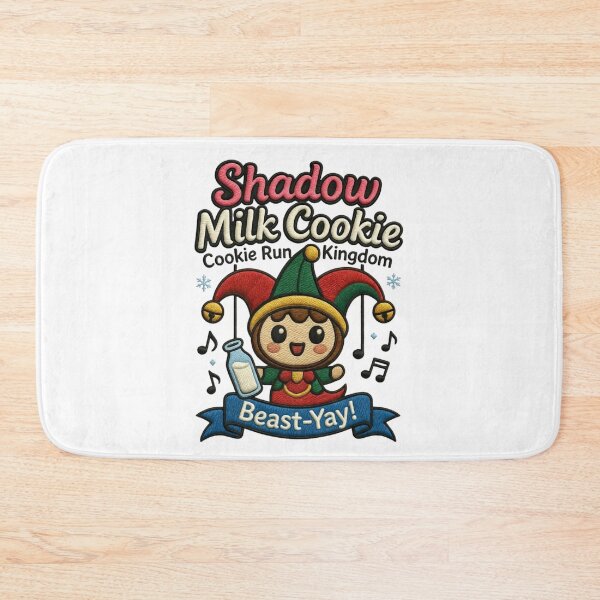 Item preview, Shadow Milk Cookie Chibi Faux Embroidery Patch Cookie Run Kingdom CRK Beast designed and sold by GeniePixel.