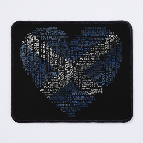 Item preview, Scottish Yoga Meditation Word Cloud Heart Design - Wellness Spirituality Gif designed and sold by Loom on the Loch.