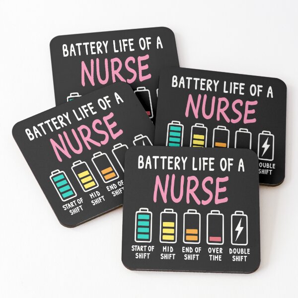 Item preview, Battery life of a nurse humor chart designed and sold by HandicraftArt.