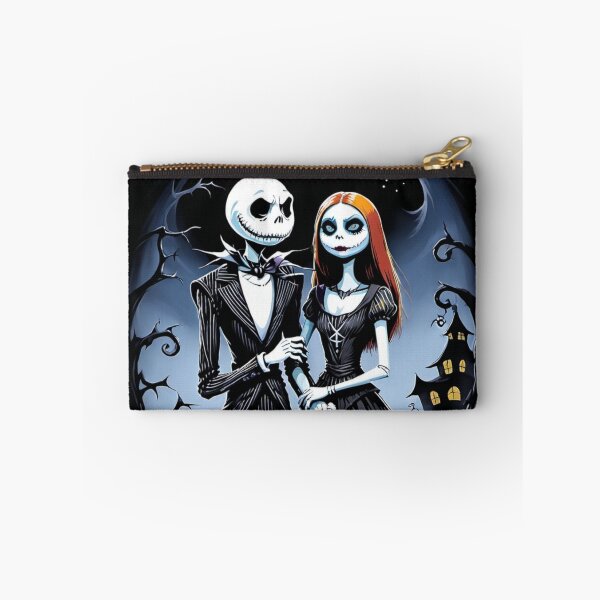 Item preview, Nightmare Before Christmas Jack and Sally's Moonlit Embrace designed and sold by LyssasMindArt.