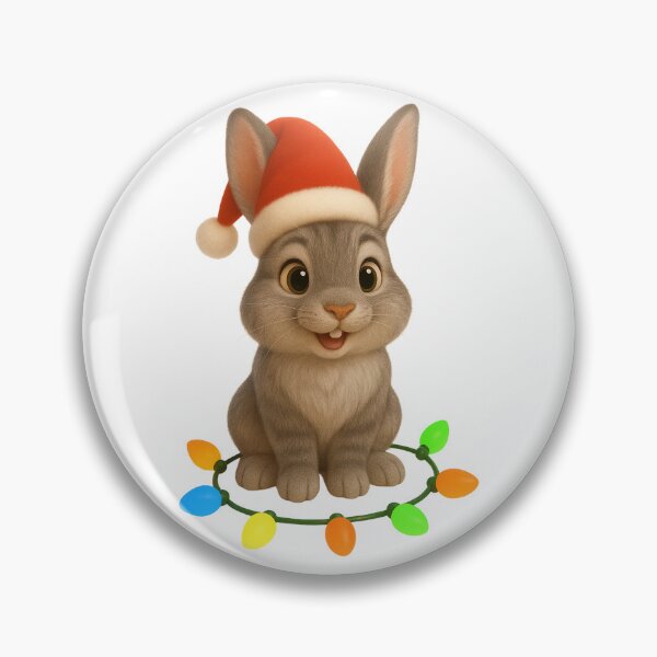 Item preview, Christmas Chinchilla Rabbit designed and sold by Sillytoe.