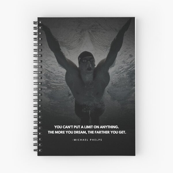 Item preview, Michael Phelps Motivational Quote Portrait designed and sold by SuccessInsanity.