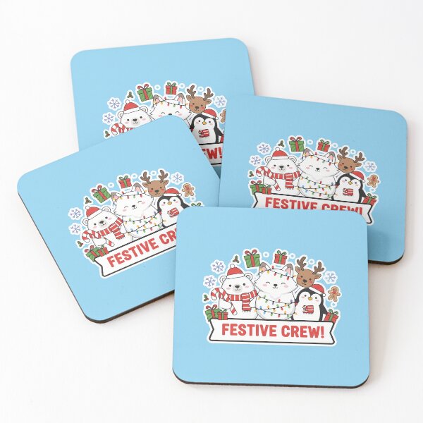 Item preview, Kawaii Christmas Festive Crew Art designed and sold by Ekracreatives.