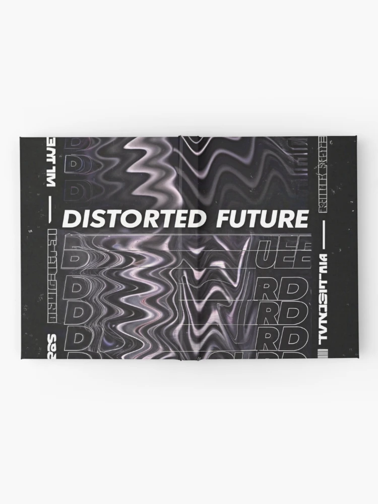 Thumbnail 2 of 3, Journal, DISTORTED FUTURE: Metallic Ripple Effect designed and sold by Raw-Ink.
