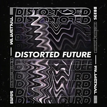 Artwork thumbnail, DISTORTED FUTURE: Metallic Ripple Effect by Raw-Ink