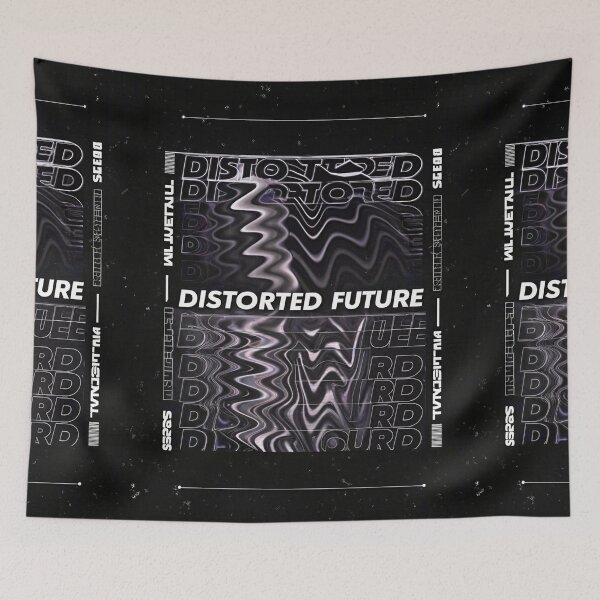 Item preview, DISTORTED FUTURE: Metallic Ripple Effect designed and sold by Raw-Ink.
