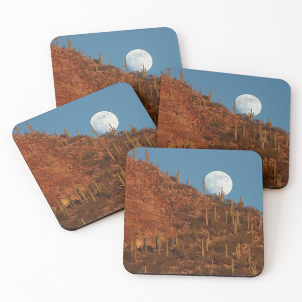 Item preview, Stunning Amazing Saguaro Moon Rise designed and sold by simonjayphotos.