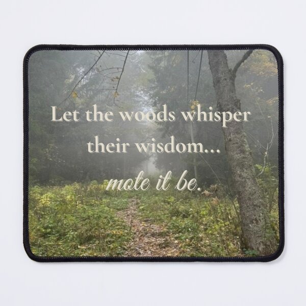 Item preview, Misty forest, path, wisdom of nature... mote it be. designed and sold by TB-73.