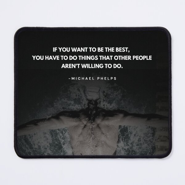 Item preview, Michael Phelps Motivational Quote Portrait designed and sold by SuccessInsanity.