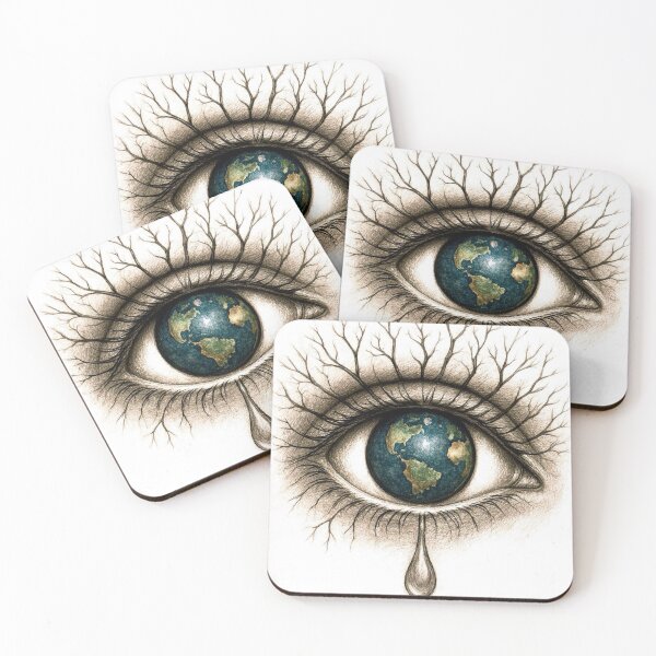 Item preview, Surreal eye of nature art designed and sold by awsomeeyes.