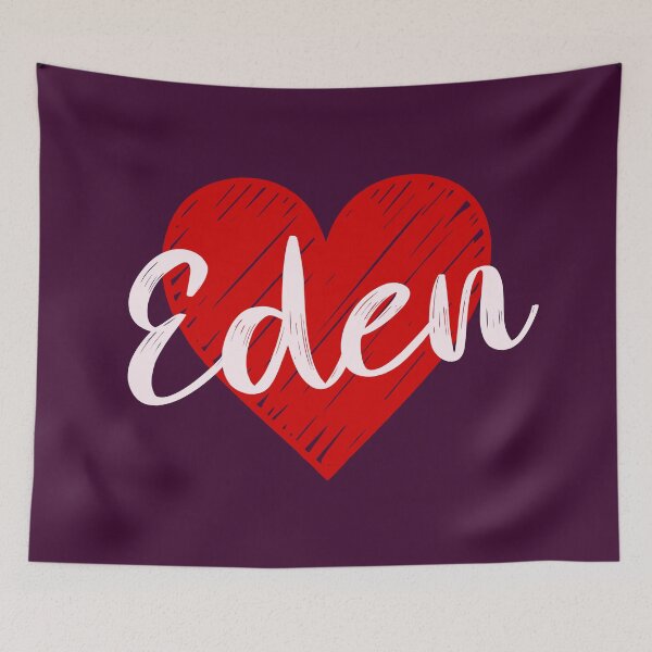 Item preview, Eden Name Red Heart  designed and sold by Jeallan Designs.