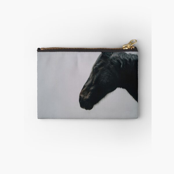 Item preview, Black horse profile in soft light designed and sold by anytka.