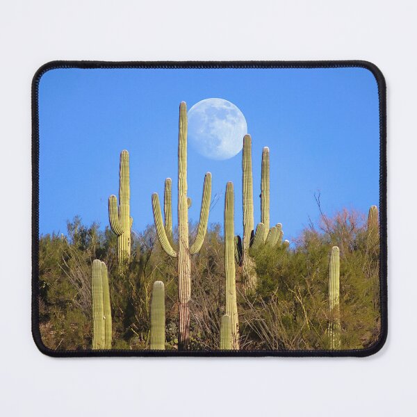 Item preview, Outstanding Saguaro Moon Rise designed and sold by simonjayphotos.