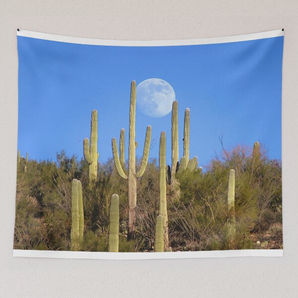 Item preview, Outstanding Saguaro Moon Rise designed and sold by simonjayphotos.