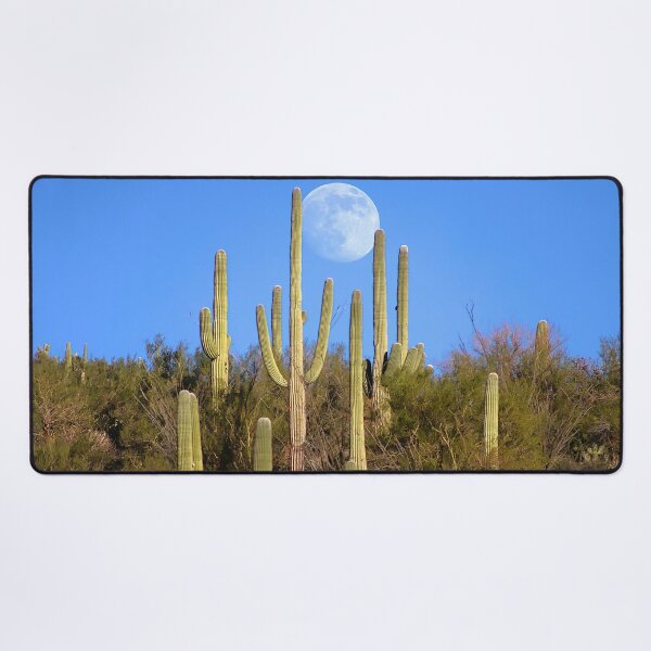 Item preview, Outstanding Saguaro Moon Rise designed and sold by simonjayphotos.