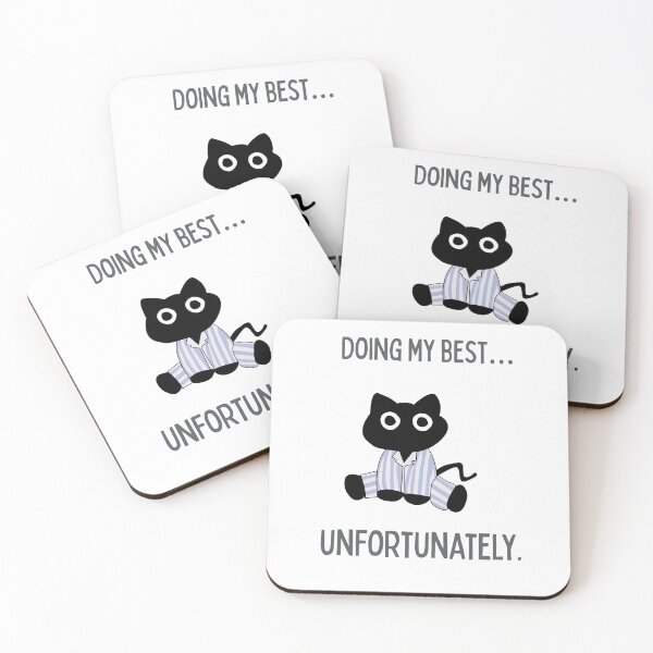 Item preview, Doing My Best… Unfortunately – Funny Sarcastic Minimalist Quote designed and sold by NCODesigns.
