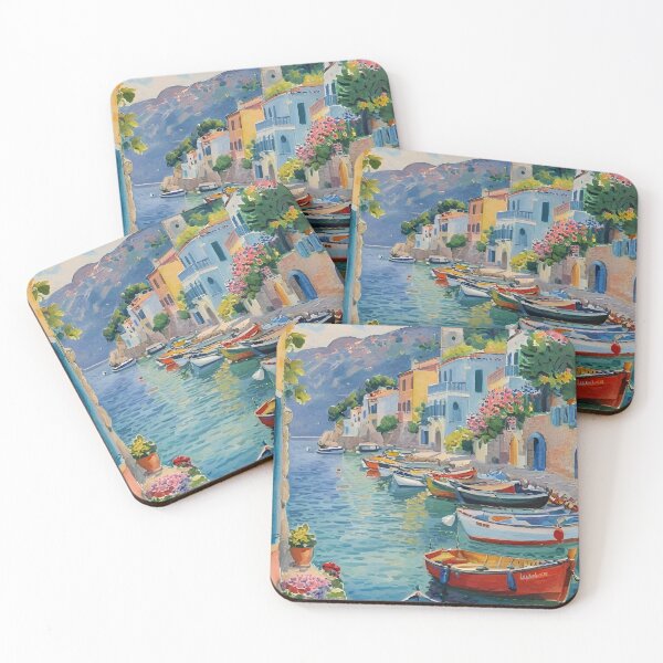Item preview, Coastal village designed and sold by sid1802.