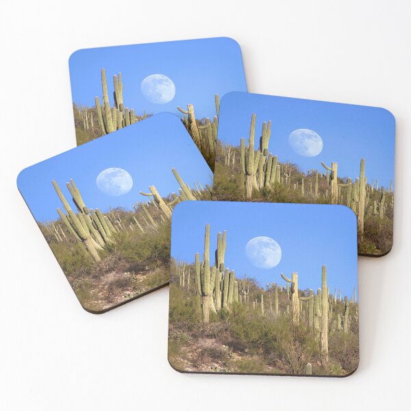 Item preview, Stunning Moon Saguaro Rise designed and sold by simonjayphotos.