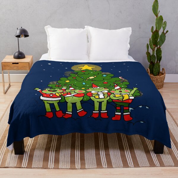 Item preview, Christmas Frogs Cute Holiday Tree Celebration designed and sold by Oniyasha.
